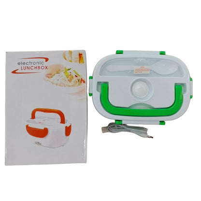 Portable Electric Heating Lunch Box with Leak-Proof Design & Soup Tray Hot meals anytime, any