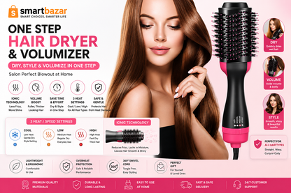 Hot Air Brush Hair Dryer & Styler