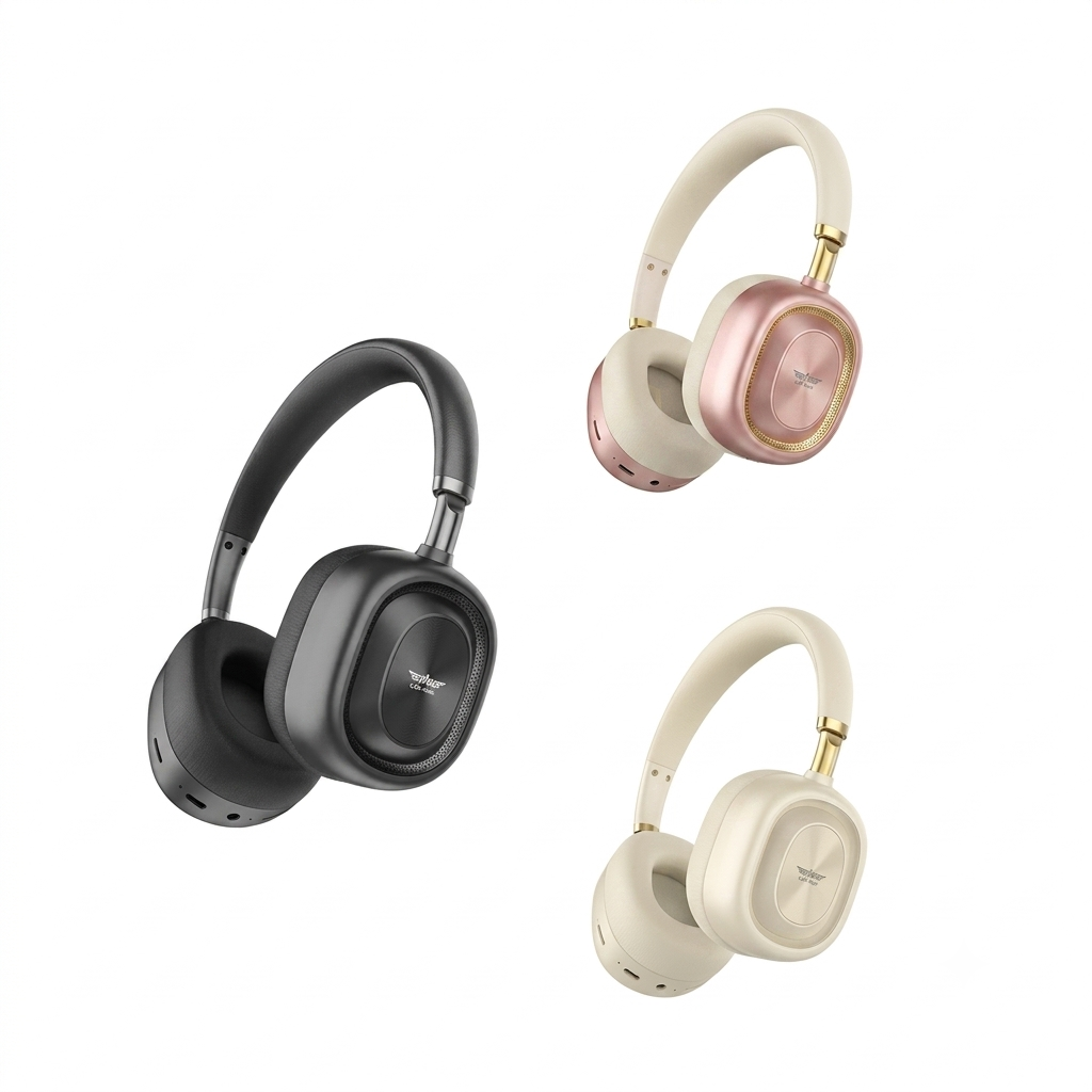 Lelisu LS-255 Bass Wireless Headphones | Bluetooth Over-Ear Headset with Type-C Interface