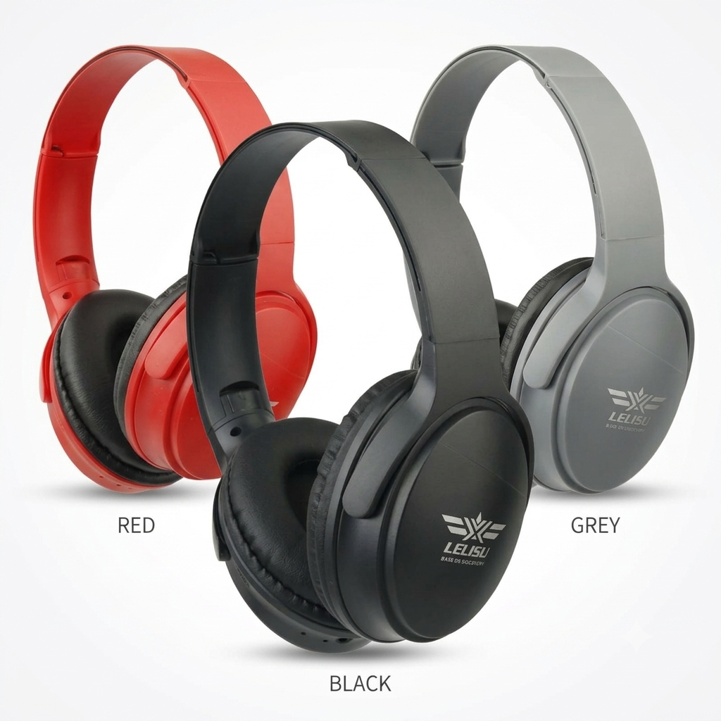Lelisu LS-210 Wireless Headphones | Deep Bass, Noise-Canceling & Long Battery Life