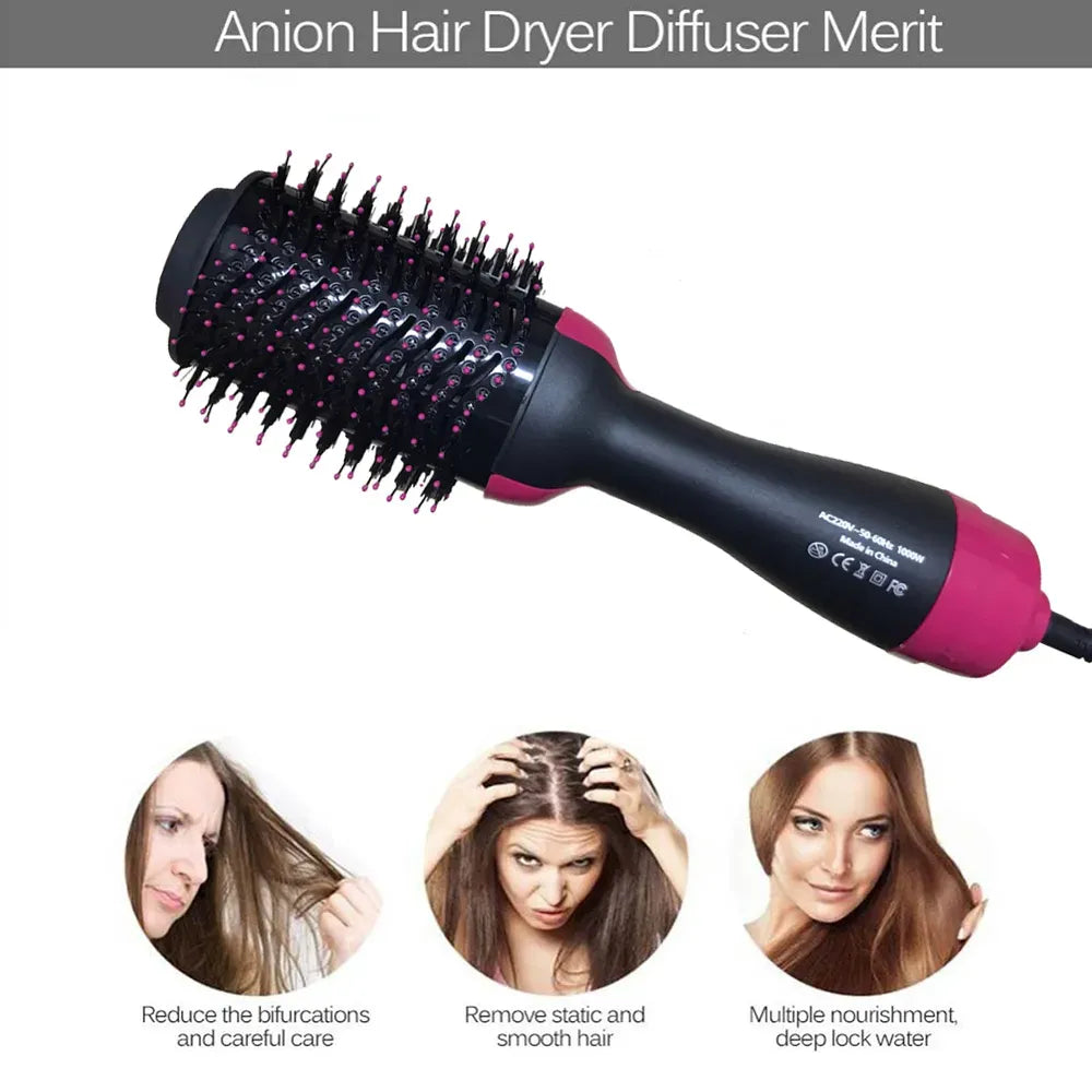 Hot Air Brush Hair Dryer & Styler